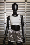 Short Crystal Collection Color Gray - Power Wings By Jullye Giliberti - Power Wings By Jullye Giliberti