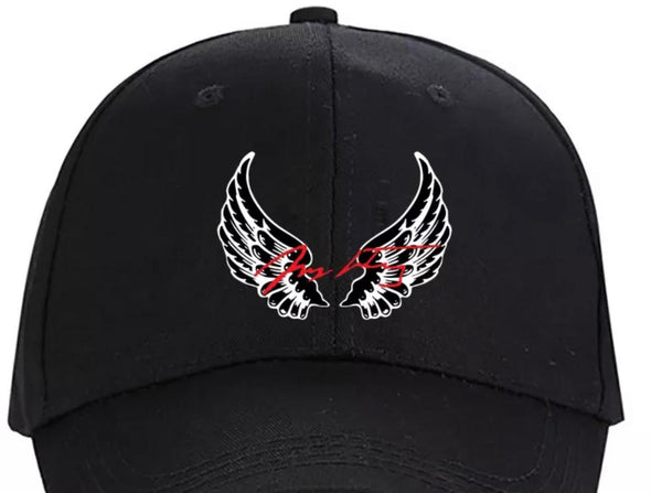 Power Adjustable Unisex Mesh Caps, Hats Design Wings - Power Wings By Jullye Giliberti