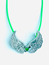 Stretch Necklace Color Vivid Green - Power Wings By Jullye Giliberti - Power Wings By Jullye Giliberti