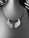 Stretch Necklace Color Black - Power Wings By Jullye Giliberti - Power Wings By Jullye Giliberti