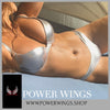 Bikini Love Collection Color Silver - Power Wings By Jullye Giliberti - Power Wings By Jullye Giliberti